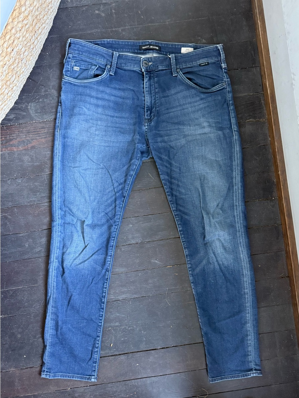 Mavi Men's “Jake” dark Blue Denim Jeans - size38/32